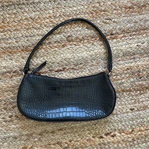 VTG Nine West Croc Effect Shoulder Bag